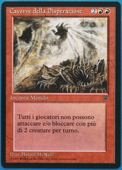 Caverns of Despair Legends (ITALIAN) NM (Reserved List MTG Magic Card) (499744) - Image 1