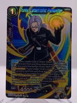 Dragon Ball Super CCG Trunks, Catastrophic Premonition BT12-135 C Foil Card - Image 1
