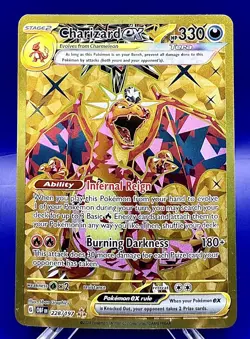 Pokemon Obsidian Flames 2023 Charizard EX Hyper Rare Card #228/197 - Image 1
