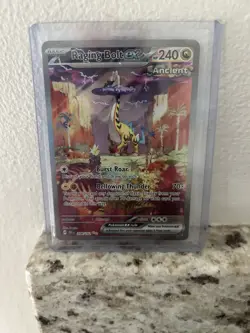 Pokemon TCG Raging Bolt EX Holo Card - Image 1