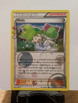 Pokemon Card 2016 - Trainer Supporter Wally Holo RC27/RC32 - LP Excellent - Image 1