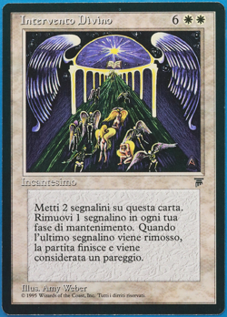 Divine Intervention Legends (ITALIAN) NM (Reserved List MTG Magic Card) (499727) - Image 1