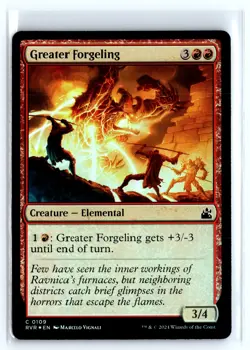 FOIL Greater Forgeling Ravnica Remastered - MTG Magic the Gathering Card - Image 1