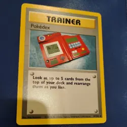 Pokedex 87/102 UC TCG Unlimited Base Set Pokemon Card TCG Played - Image 1