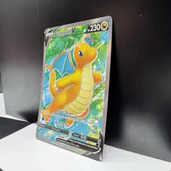 Pokemon TCG Dragonite v Full Art Holo Ultra Rare Card Pokemon 076/078 NM - Image 3