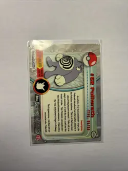 1999 RARE Topps Pokemon #62 Poliwrath Holo Foil Card TV Animation Black - Image 2