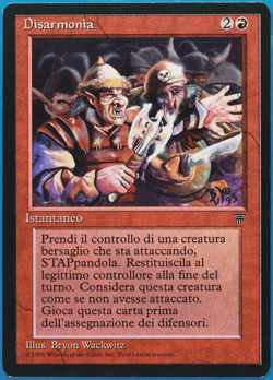 Disharmony Legends (ITALIAN) NM (Reserved List MTG Magic Card) (499726) ABUGames - Image 1