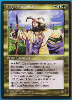Angus Mackenzie Legends (ITALIAN) NM (Reserved List MTG Card) (499717) ABUGames - Image 1