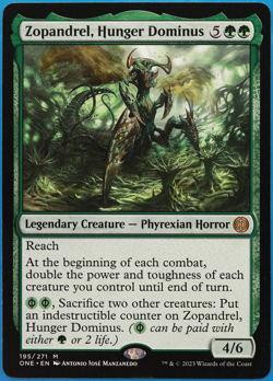 Zopandrel, Hunger Dominus Phyrexia: All Will Be One NM CARD (499714) ABUGames - Image 1