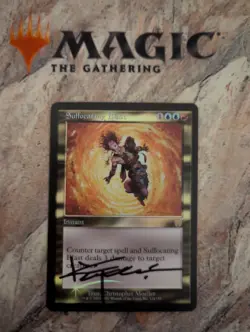 Signed Foil Suffocating Blast Apocalypse MTG - Image 1