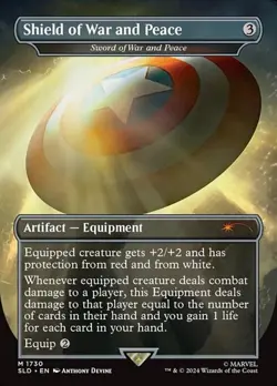 Sword of War and Peace "Shield of War and Peace" - Rainbow Foil Exten SLD NM MTG - Image 1