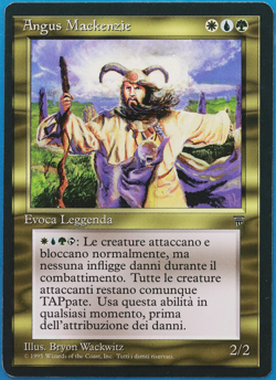 Angus Mackenzie Legends (ITALIAN) NM (Reserved List MTG Card) (499715) ABUGames - Image 1