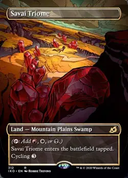 MTG English Showcase Savai Triome NM Foil Ikoria: Lair of Behemoths - Image 1