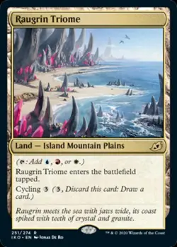 MTG English Raugrin Triome NM Foil Ikoria: Lair of Behemoths - Image 1