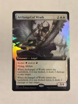 Archangel of Wrath (Extended Art) Dominaria United Foil Magic the Gathering MTG - Image 1