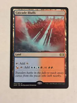 Cascade Bluffs Double Masters Regular Magic the Gathering MTG - Image 1