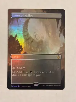 Caves of Koilos (Borderless) Dominaria United Foil Magic the Gathering MTG - Image 1