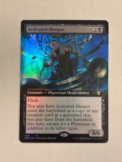 Activated Sleeper (Extended Art) Commander: Dominaria United Foil MTG - Image 1