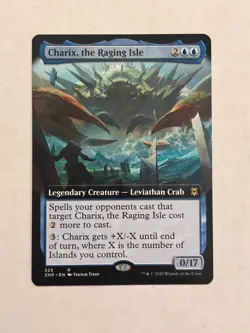 Charix, the Raging Isle (Extended Art) Zendikar Rising Foil MTG Magic - Image 1