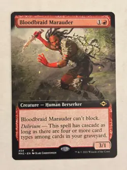 Bloodbraid Marauder (Extended Art) Modern Horizons 2 Regular MTG Magic - Image 1
