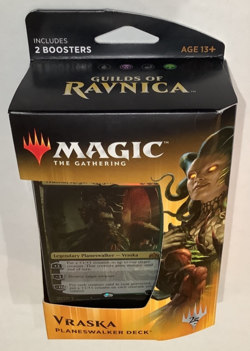 MAGIC The GATHERING Guilds Of Ravnica VRASKA Planeswalker Deck Sealed MTG Englis - Image 1