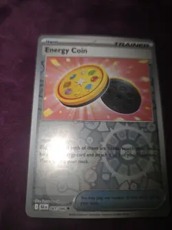 081/086 Energy Coin : (Reverse Holo) Card : SV-10.5 Black Bolt : Pokemon TCG - Image 1