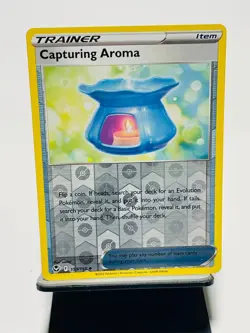 CAPTURING AROMA 2022 Pokemon Silver Tempest REVERSE HOLO Uncommon 153/195 - Image 1