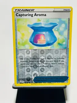 CAPTURING AROMA 2022 Pokemon Silver Tempest REVERSE HOLO Uncommon 153/195 - Image 1