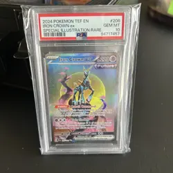 Iron Crown ex #206 Pokemon Temporal Forces PSA 10 - Image 1