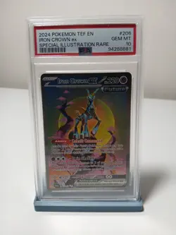 Iron Crown ex #206 Pokemon Temporal Forces PSA 10 - Image 1