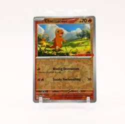 Charmander 004/165 Gamestop Stamped Promo Reverse Holo SEALED Pokemon NM/MINT - Image 1