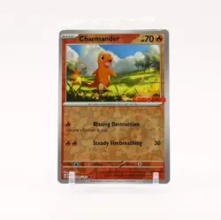 Charmander 004/165 Gamestop Stamped Promo Reverse Holo SEALED Pokemon NM/MINT - Image 1