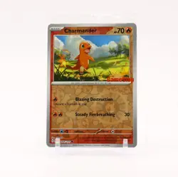 Charmander 004/165 Gamestop Stamped Promo Reverse Holo SEALED Pokemon NM/MINT - Image 1