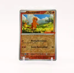 Charmander 004/165 Gamestop Stamped Promo Reverse Holo SEALED Pokemon NM/MINT - Image 1