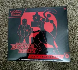 Pokemon TCG Destined Rivals Elite Trainer ETB Box SEALED SHIPPED ASAP - Image 1