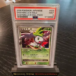 SHAYMIN LV.X - HOLO- PSA 9 - 2009 POKEMON JPN SHAYMIN LV.X COLLECTION PACK #003 - Image 1