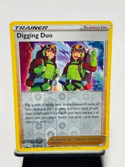 DIGGING DUO 2023 Pokemon Crown Zenith REVERSE HOLO Uncommon POKEMON 126/159 - Image 1
