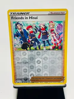 FRIENDS IN HISUI 2023 Pokemon Crown Zenith REVERSE HOLO Uncommon POKEMON 130/159 - Image 1