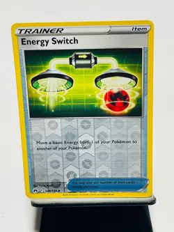 ENERGY SWITCH 2023 Pokemon Crown Zenith REVERSE HOLO Uncommon POKEMON 129/159 - Image 1
