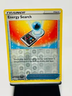 ENERGY SEARCH 2023 Pokemon Crown Zenith REVERSE HOLO Common POKEMON 128/159 - Image 1