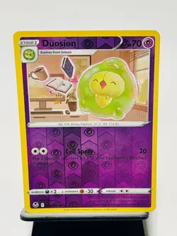 DUOSION 2022 Pokemon Silver Tempest REVERSE HOLO Uncommon POKEMON 77/195 - Image 1