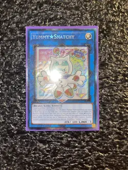 Yugioh Yummy Snatchy JUSH-EN022 Collector’s Rare 1st Edition Near Mint - Image 1