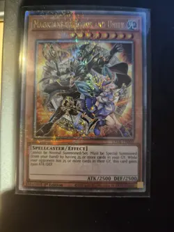 YUGIOH MAGICIAN OF BONDS AND UNITY QUARTER CENTURY SECRET RARE EXC LEDE-EN000 - Image 1