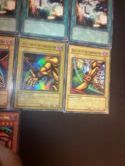 Exodia the Forbidden One Set & 4 Spirit Message Cards Yugioh TCG - Image 2