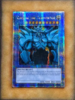 Yugioh Obelisk the Tormentor LC01-EN001 Quarter Century Rare Limited Edition NM - Image 1