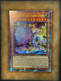 Yugioh Noh-P.U.N.K. Foxy Tune BLMR-EN063 Quarter Century Rare 1st Ed NM - Image 1