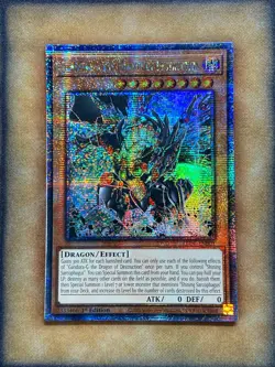 Yugioh Gandora-G the Dragon of Destruction LEDE-EN001 Quarter Century 1st Ed NM - Image 1