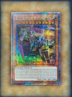 Yugioh Eldlich the Golden Lord RA01-EN019 Quarter Century Alt Art 1st Ed NM - Image 1
