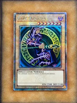 Yugioh Dark Magician TN23-EN001 Quarter Century Rare Limited Edition NM - Image 1