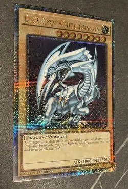 Yugioh Blue-Eyes White Dragon MP24-EN001 Quarter Century Rare 1st Ed NM - Image 1